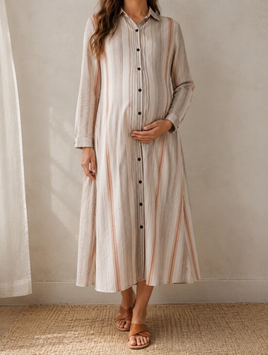 Dresses & Skirts - Maternity Shirt Dress – Size Large